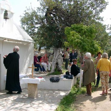 Ostergottesdienst und Picknick in Gournia